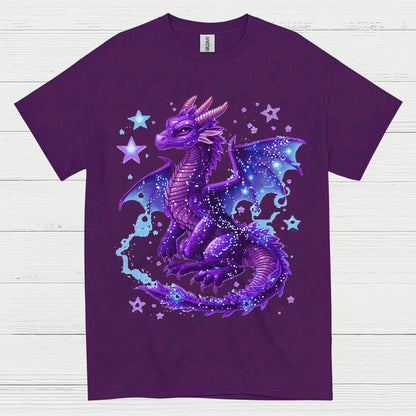 Galaxy Purple Dragon T Shirt