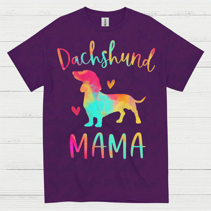 Colorful Splash Dachshund Dog T Shirt