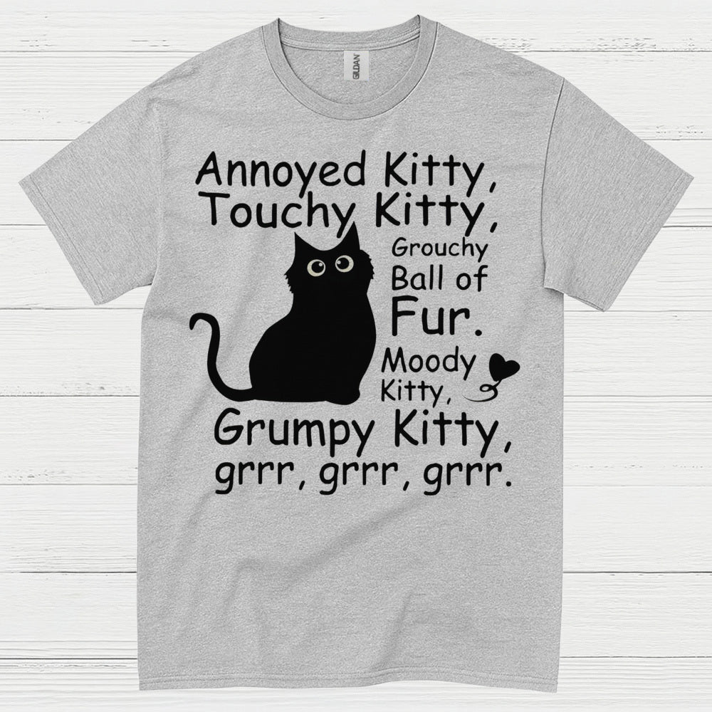 Grumpy Kitty Cat Humor T Shirt