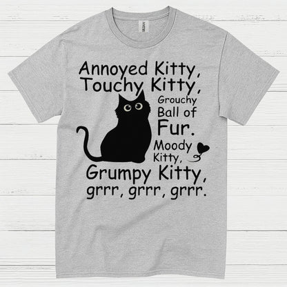 Grumpy Kitty Cat Humor T Shirt