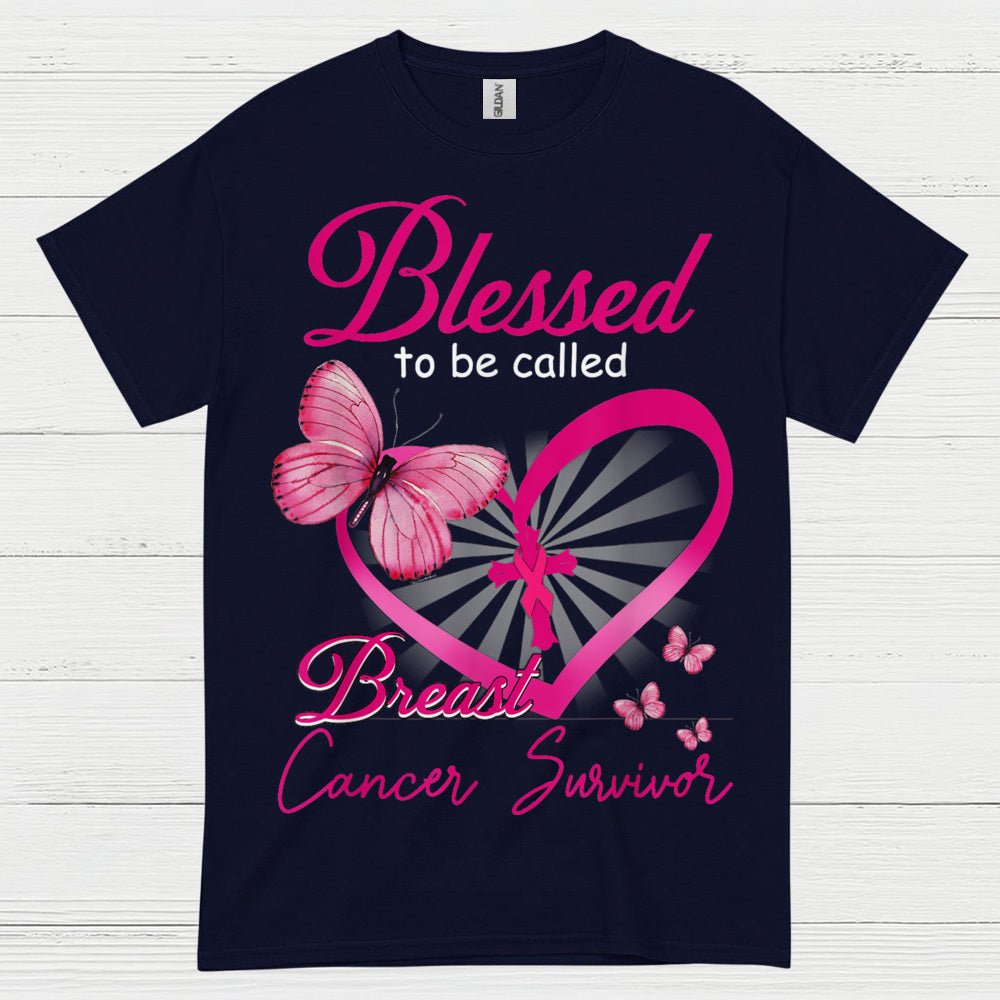 Blessed To Be Called Breast Cancer Survivor T Shirt