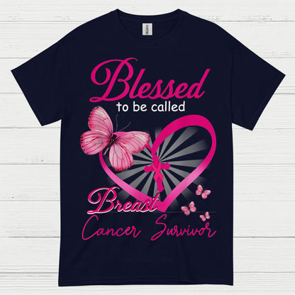 Blessed To Be Called Breast Cancer Survivor T Shirt