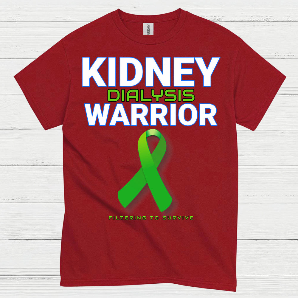 Kidney Dialysis Warrior Strength Awareness T Shirt