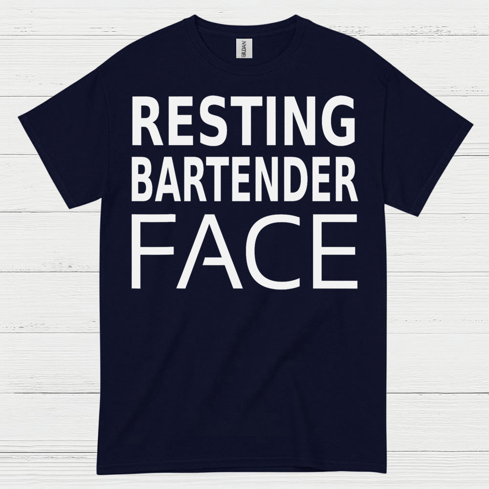 Resting Bartender Face Humor T Shirt