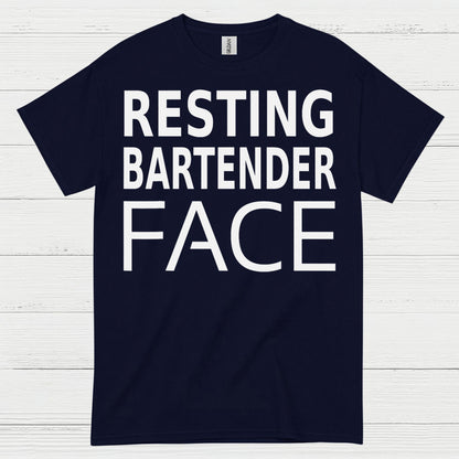 Resting Bartender Face Humor T Shirt