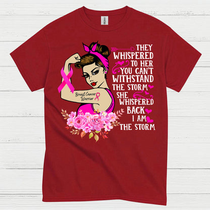 Breast Cancer Warrior Strong Woman T Shirt