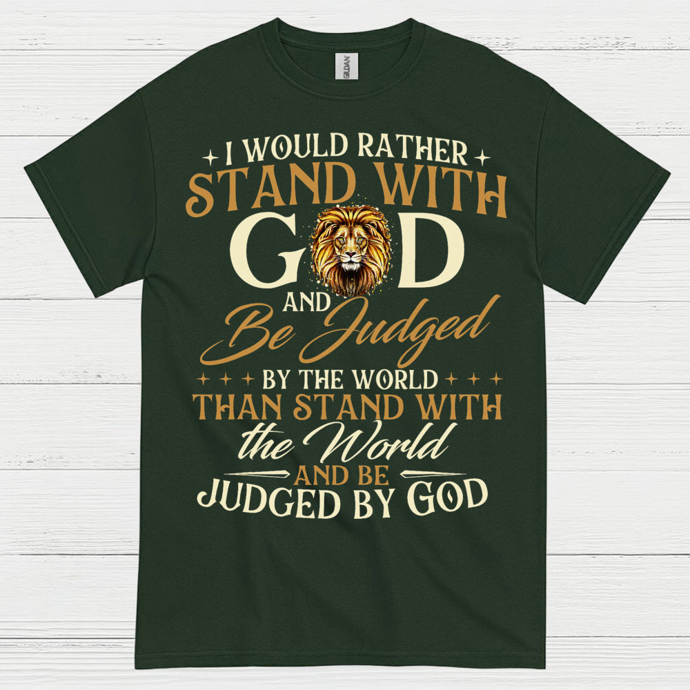 Stand With God Christian Faith T Shirt
