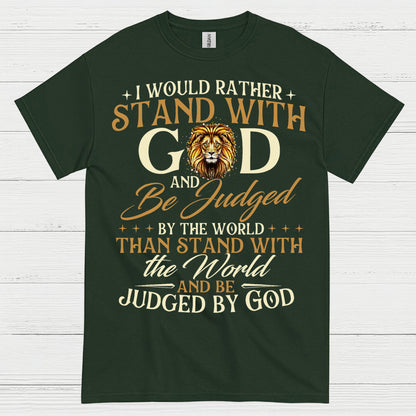 Stand With God Christian Faith T Shirt