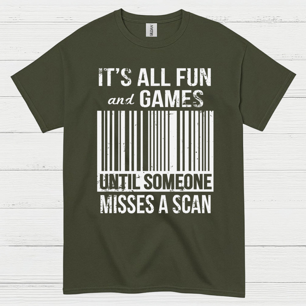 Misses A Scan Postal Worker T Shirt