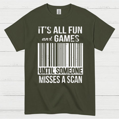 Misses A Scan Postal Worker T Shirt