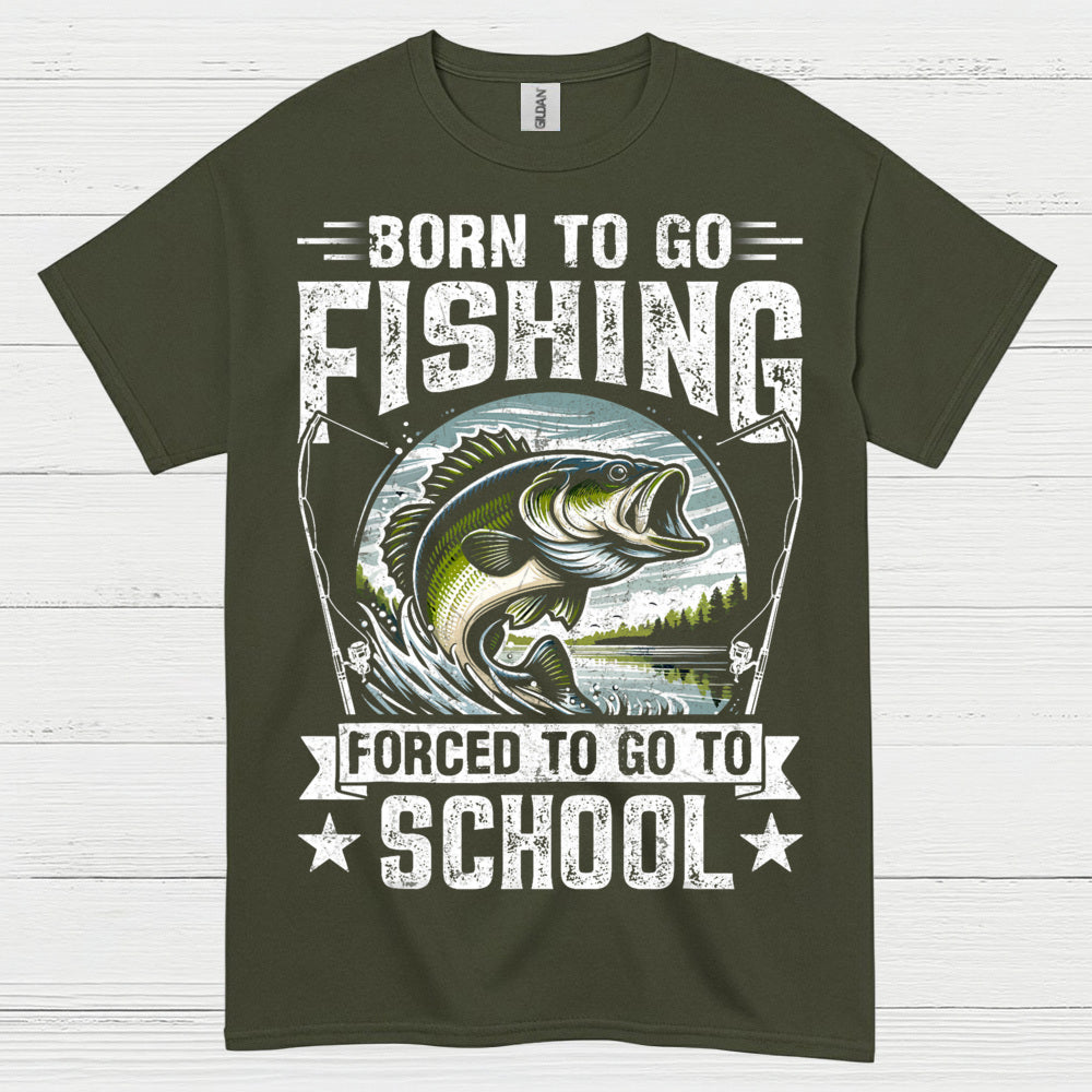 Born To Go Fishing T Shirt