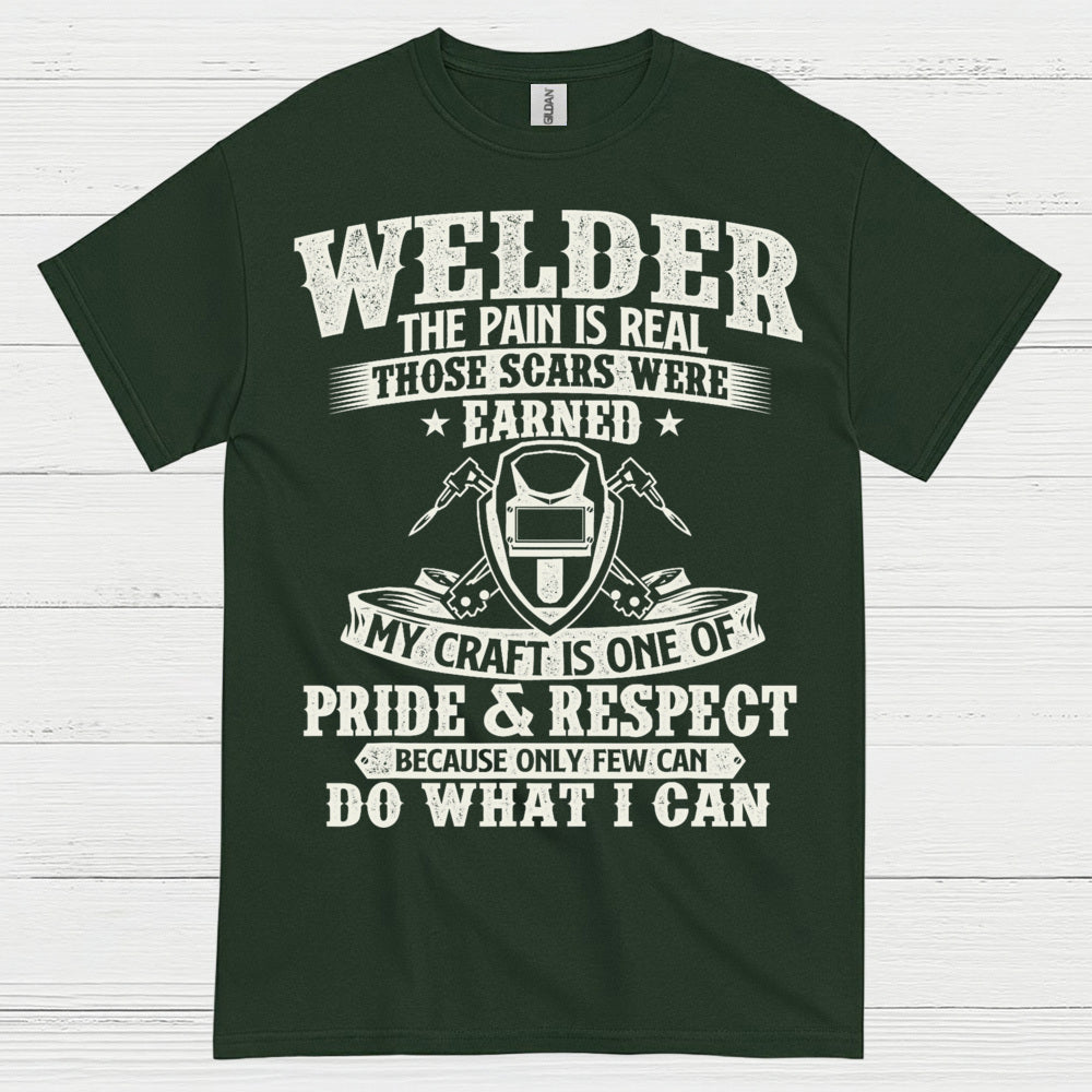 Pride And Respect Welder T Shirt