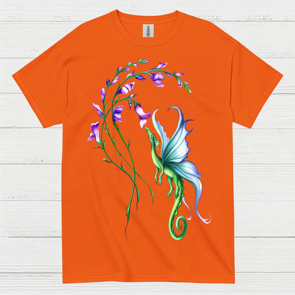 Floral Fairy Dragon T Shirt
