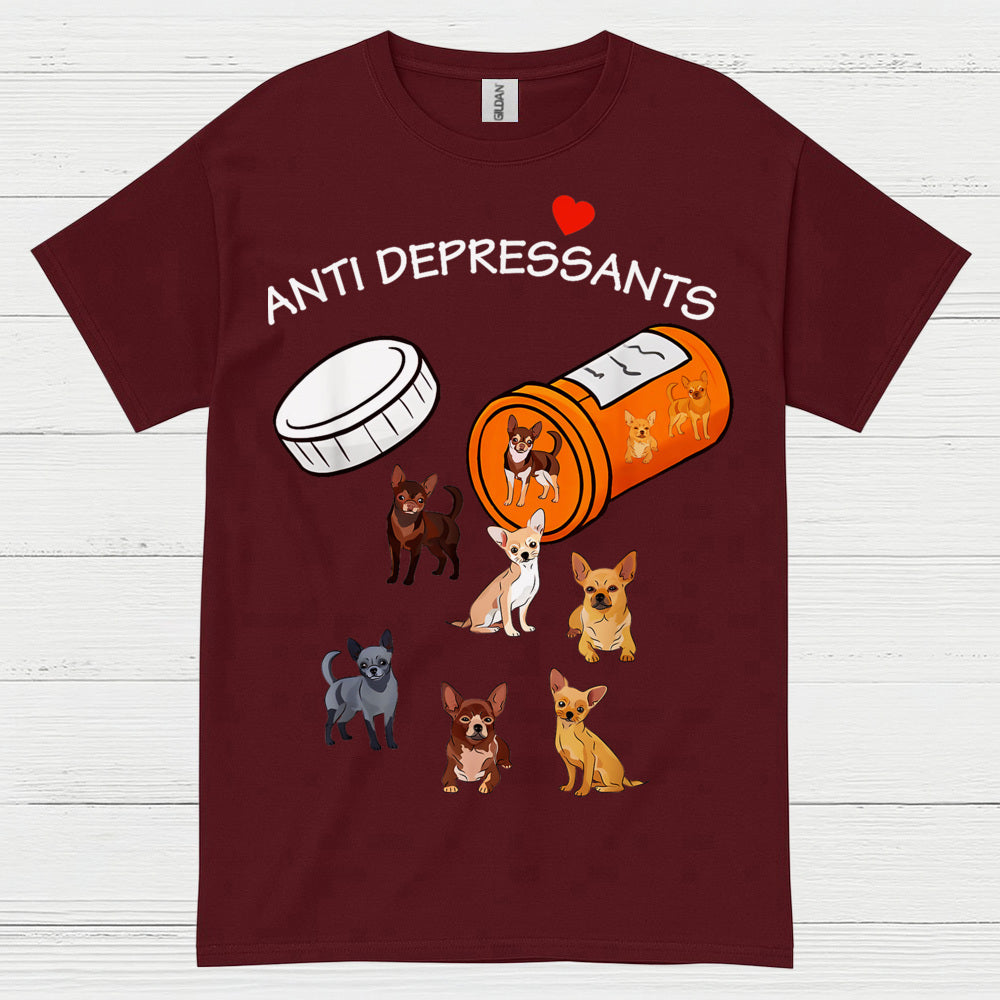 Funny Dog Anti Stress Graphic T Shirt