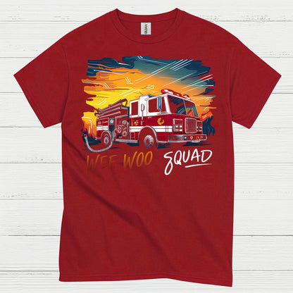 Wee Woo Squad Firefighter T Shirt