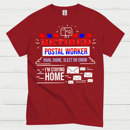 Retired Postal Worker T Shirt