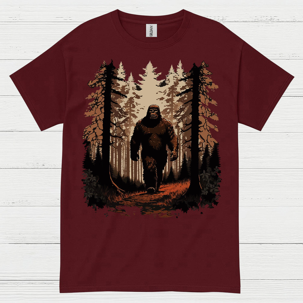 Forest Walk Bigfoot T Shirt