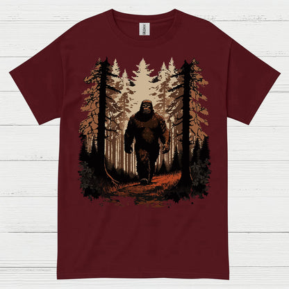 Forest Walk Bigfoot T Shirt