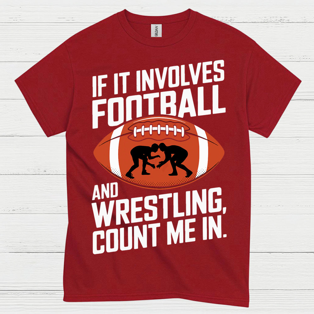 Football Wrestling Fan Pride T Shirt