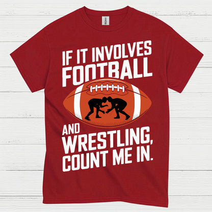 Football Wrestling Fan Pride T Shirt