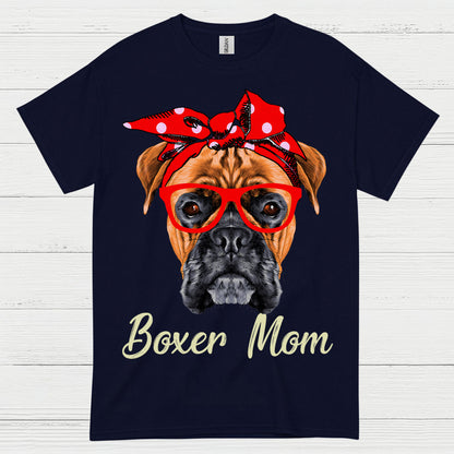 Boxer Mom Cute Dog T Shirt