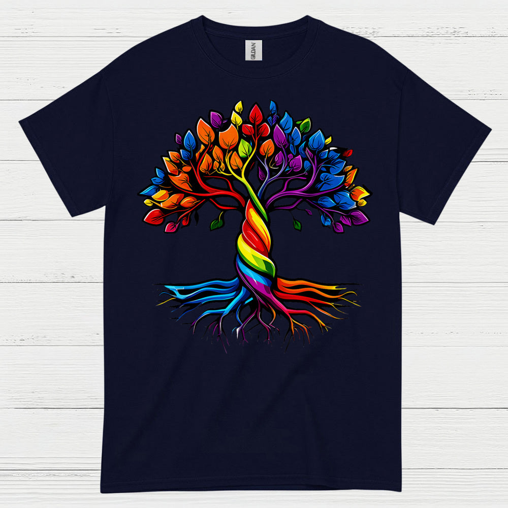 Rainbow Tree Of Life Pride T Shirt