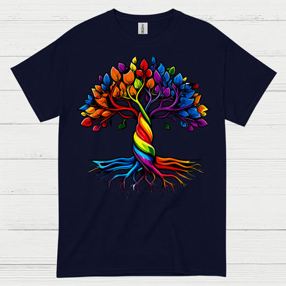 Rainbow Tree Of Life Pride T Shirt