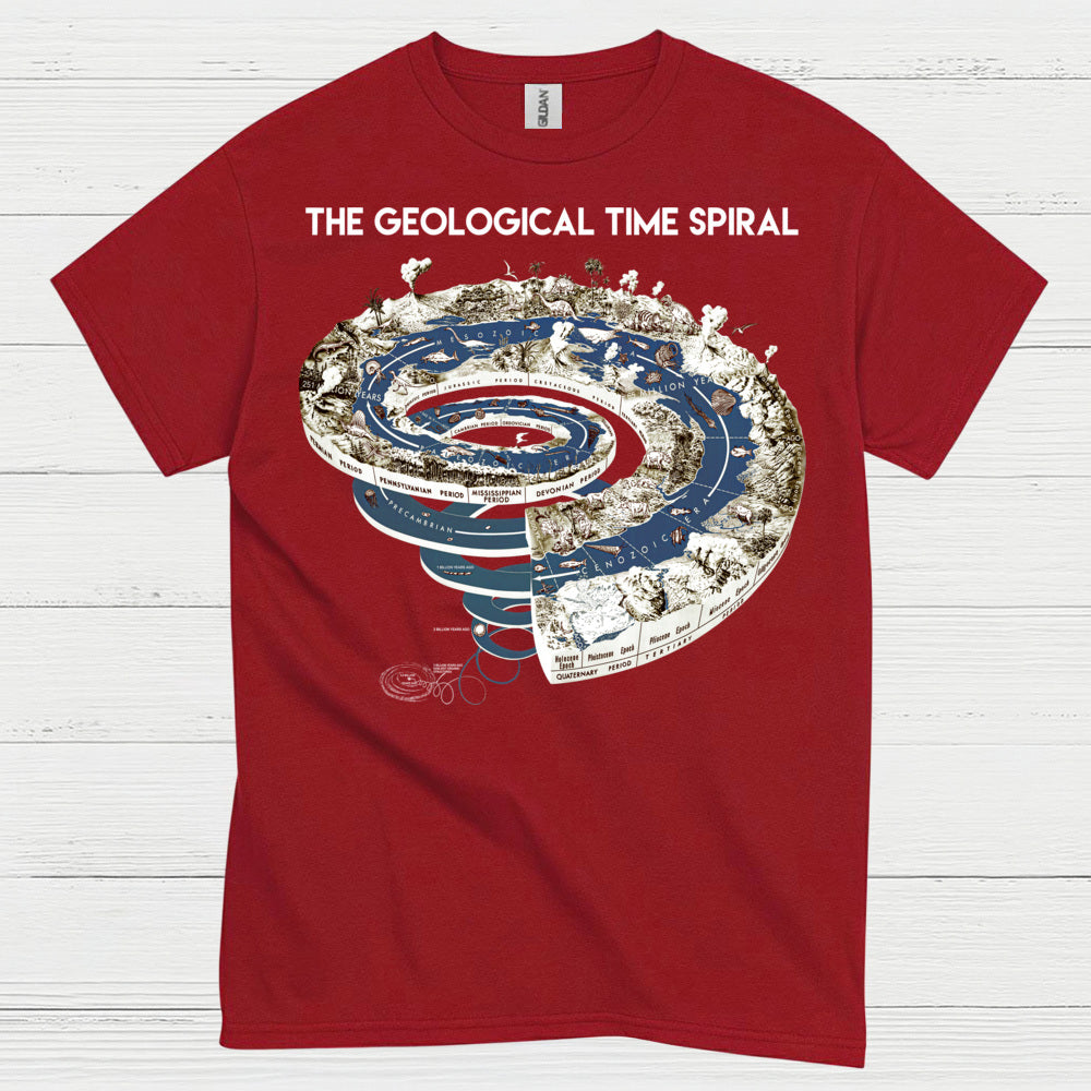 Geological Time Spiral T Shirt