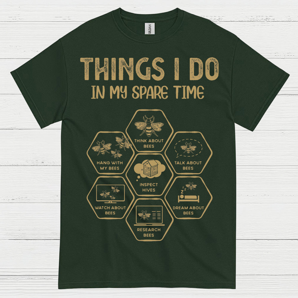 Bee Lover Spare Time Humor T Shirt