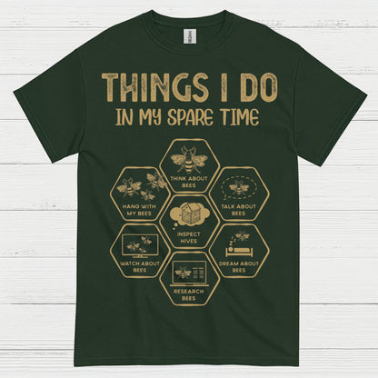 Bee Lover Spare Time Humor T Shirt