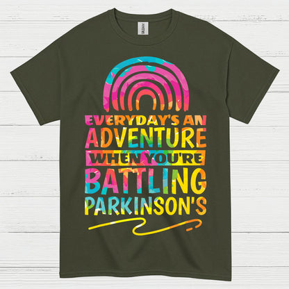Everyday’s An Adventure Battling Parkinson’s Quote T Shirt