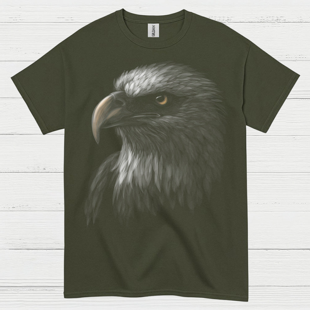 Majestic Bald Eagle Portrait Wildlife Freedom T Shirt