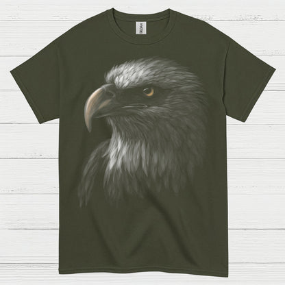 Majestic Bald Eagle Portrait Wildlife Freedom T Shirt