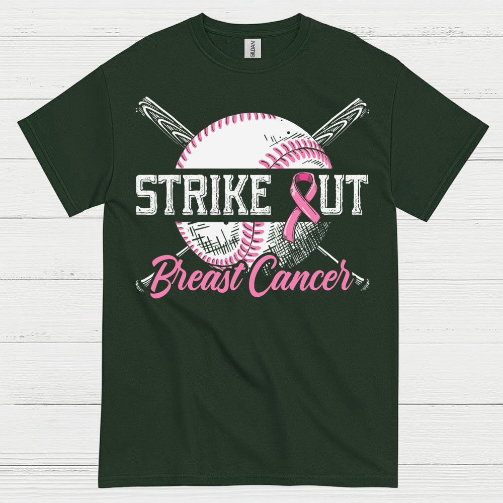Strike Out Breast Cancer Baseball T Shirt