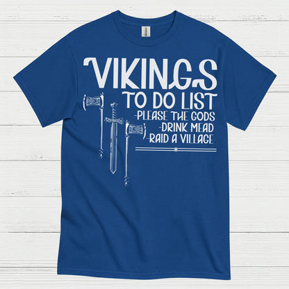 Vikings To Do List T Shirt