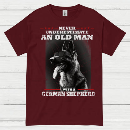 Old Man Shepherd Humor T Shirt