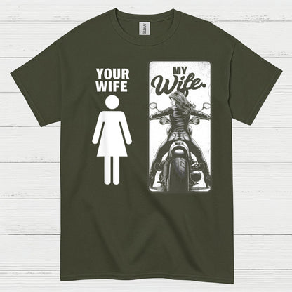 My Wife Motorcycle Humor T Shirt