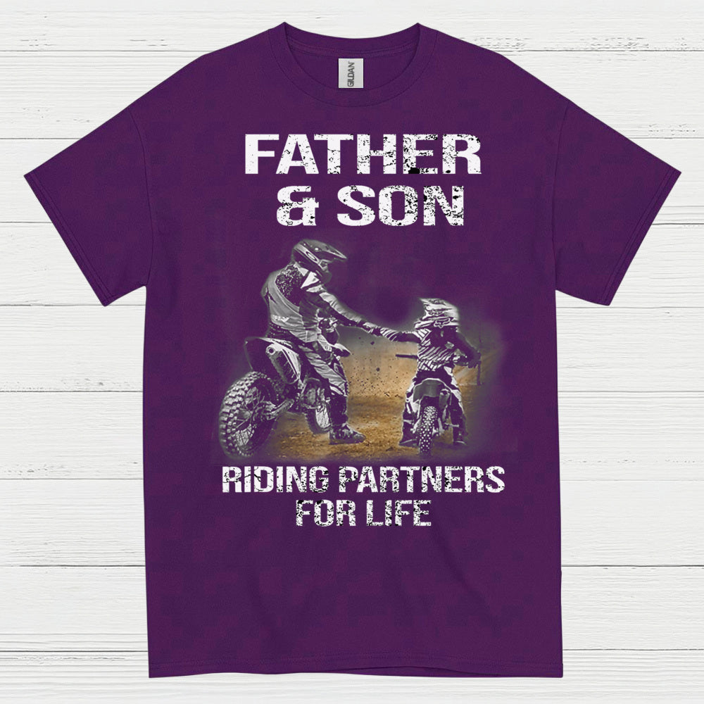 Father And Son Riding Partners For Life T Shirt