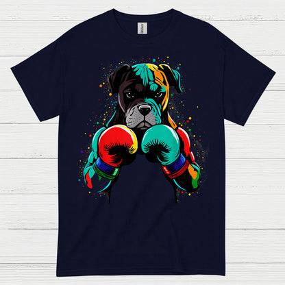 Boxer Boxing Gloves Art T Shirt