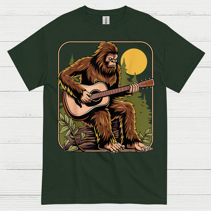 Bigfoot Guitar Player T Shirt