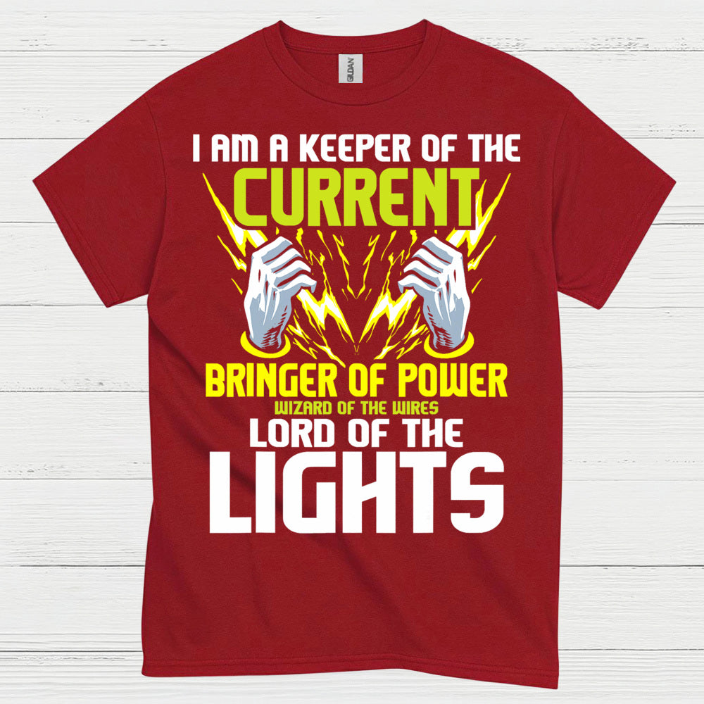 Keeper Of The Current Electrician T Shirt