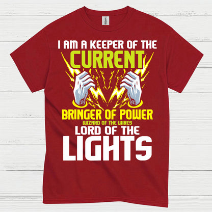 Keeper Of The Current Electrician T Shirt