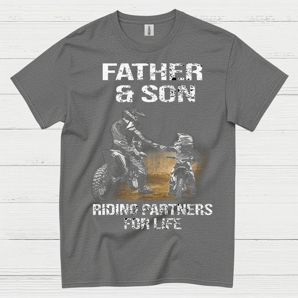 Father And Son Riding Partners For Life T Shirt
