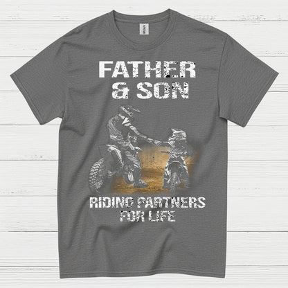Father And Son Riding Partners For Life T Shirt