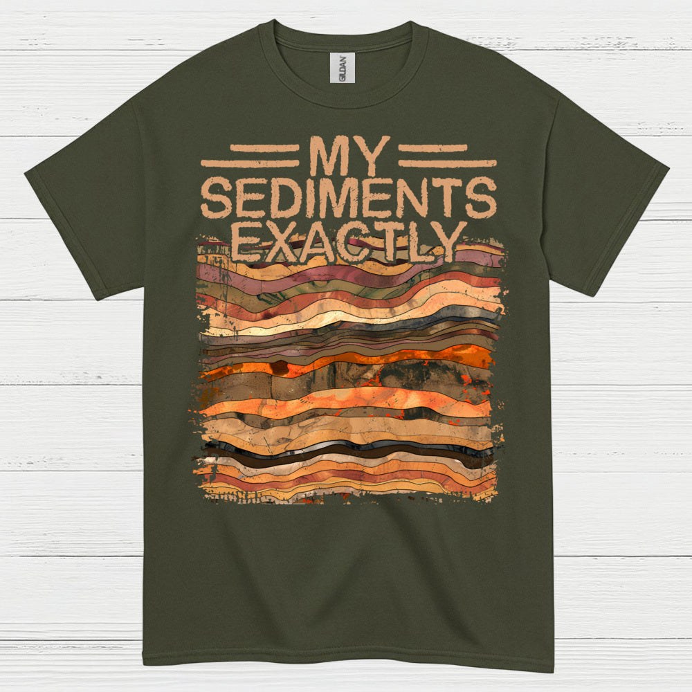 My Sediments Exactly Geologist T Shirt