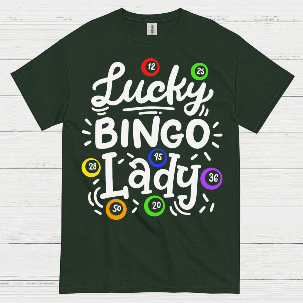 Lucky Bingo Lady T Shirt