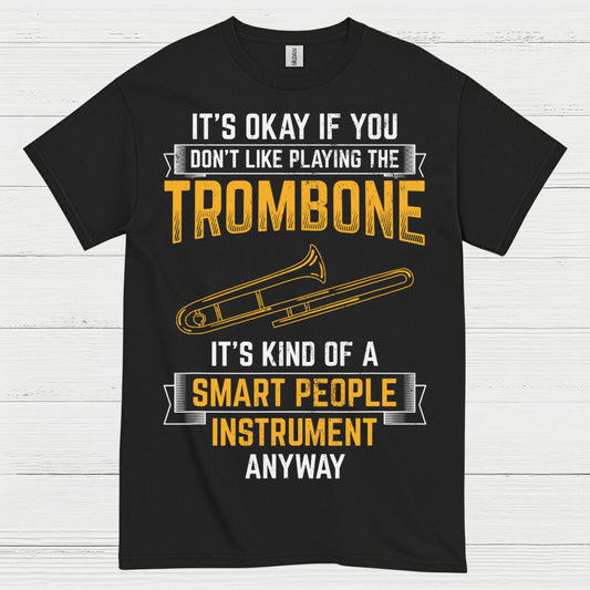 Smart Trombone Instrument Funny T Shirt