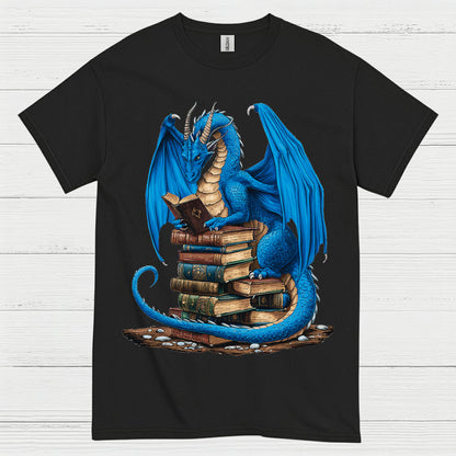Book Dragon Reading Lover T Shirt