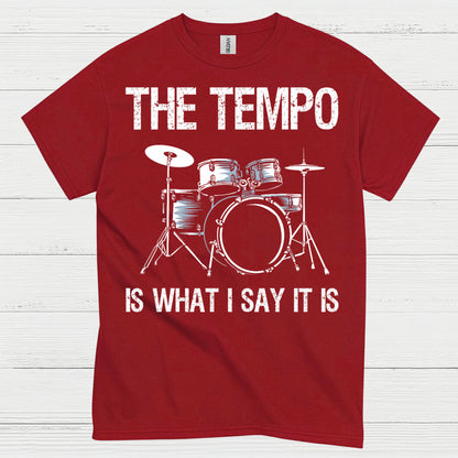 Tempo Boss Drummer T Shirt