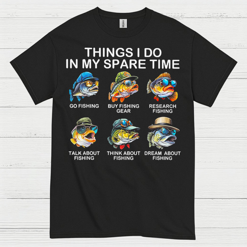 Things I Do Fishing T Shirt